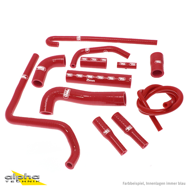 Siliconschlauch Kit rot MV Agusta F4 1000, 01-09