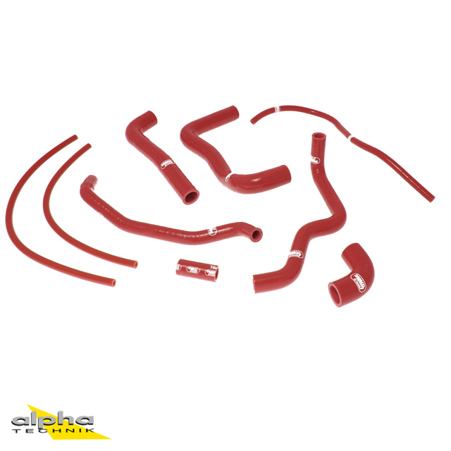 Siliconschlauch Kit rot f. Aprilia RSV1000R/Tuono