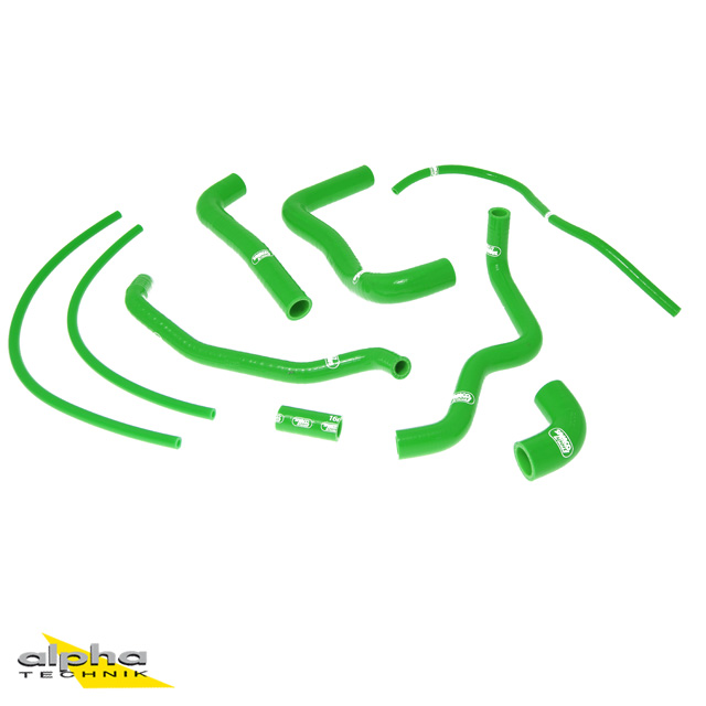 Siliconschlauch Kit grün f. Aprilia RSV1000R/Tuono