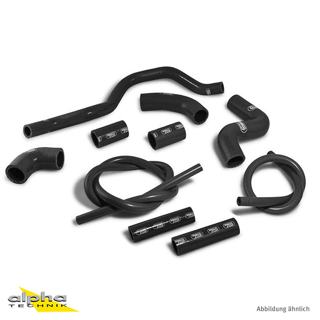 Siliconschlauch Kit schwarz f. Aprilia RSV4/RF/RR