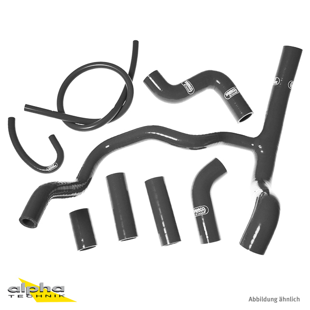 Siliconschlauch Kit schwarz matt TuonoV4 1000/1100