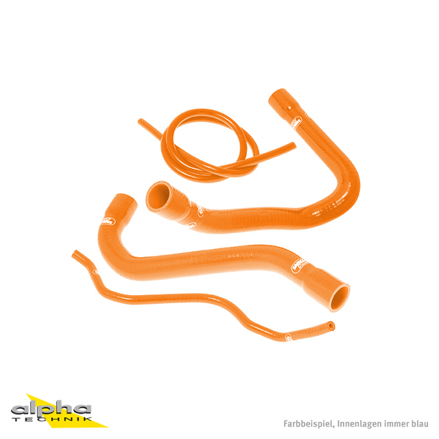 Siliconschlauch Kit, orange BMW S1000R/RR/XR, HP4