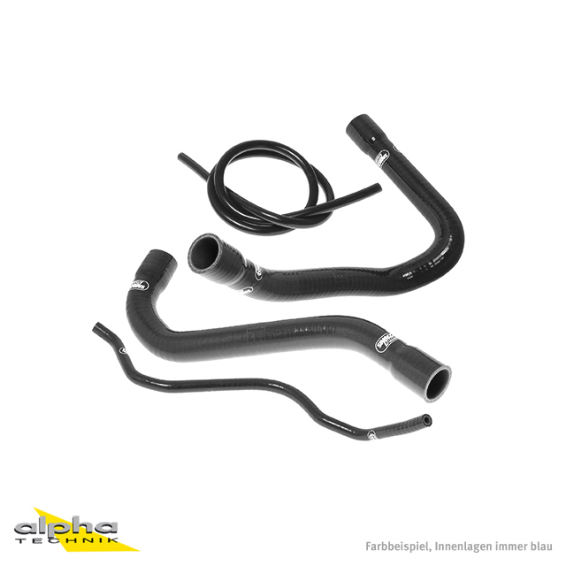 Siliconschlauch Kit, schwarz BMW S1000R/RR/XR, HP4