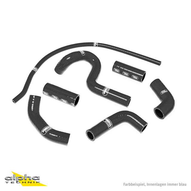 Siliconschlauch Kit schwarz für Ducati 749S / 999S