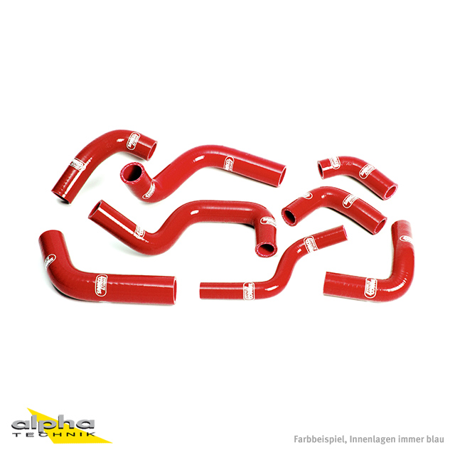 Siliconschlauch Kit rot für Ducati 748R, H3