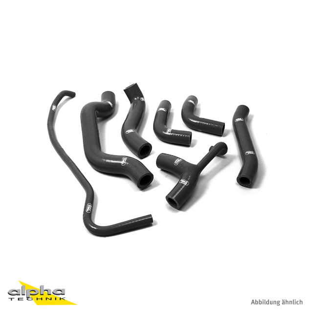 Siliconschlauch Kit schwarz matt Monster 821/1200