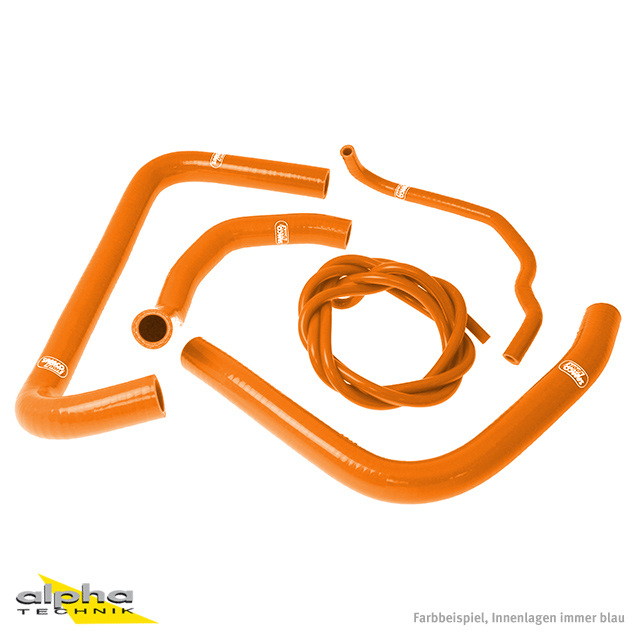Siliconschlauch Kit orange f. Honda CBR900RR, SC28