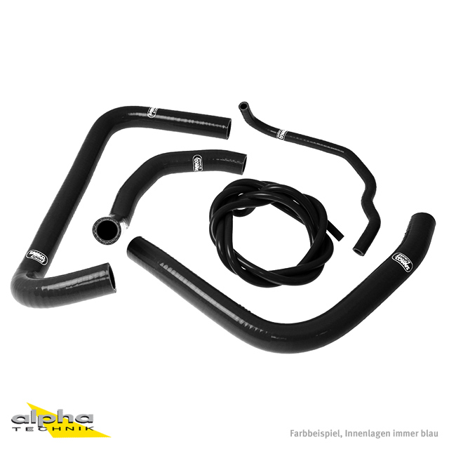 Siliconschlauch Kit schwarz Honda CBR900RR, SC28