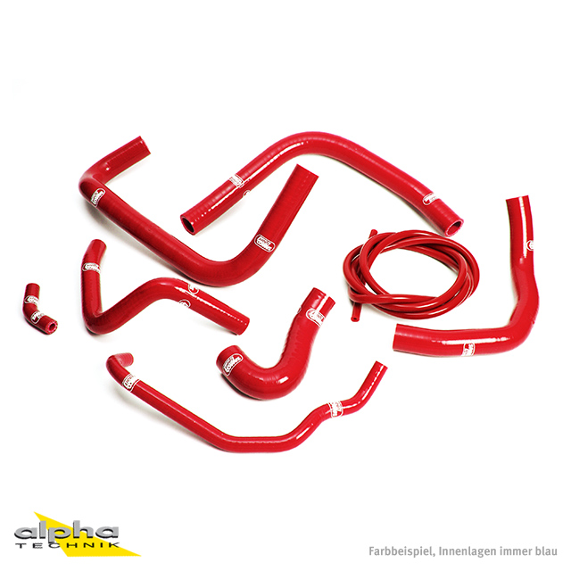 Siliconschlauch Kit rot für Honda CBR900RR, SC33