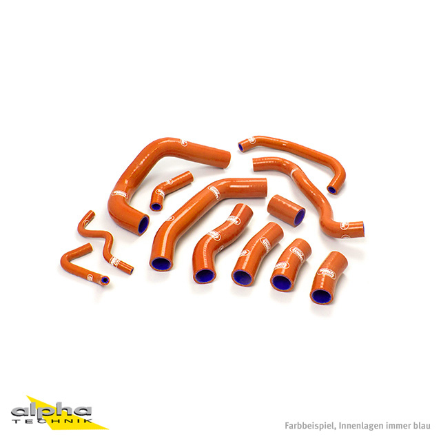 Siliconschlauch Kit orange Honda CBR1000RR, 04-05