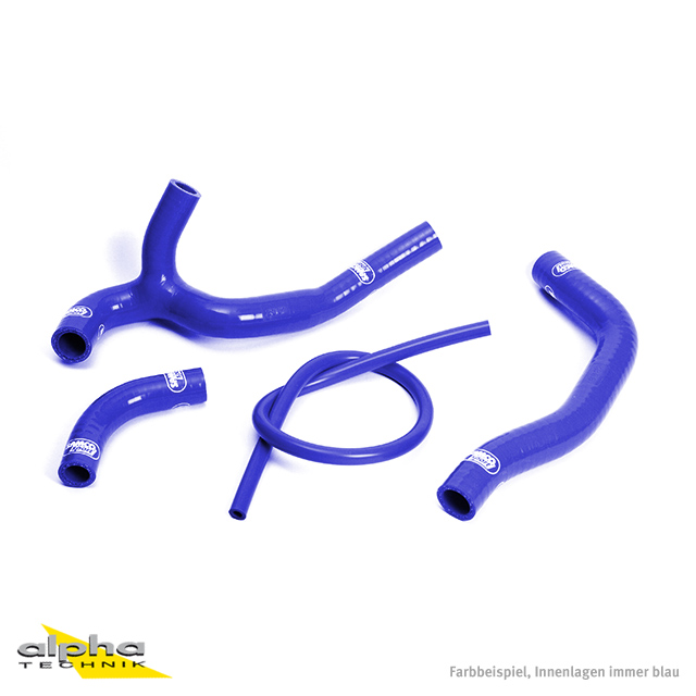 Siliconschlauch Kit blau f Honda CRF450R, 2005-´08