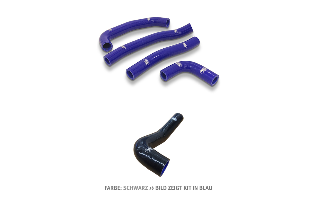 Siliconschlauch Kit schwarz Honda CRF150R, 2007-23