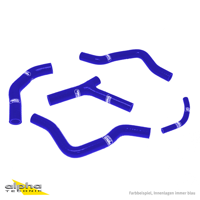 Siliconschlauch Kit blau f. Honda CR500, 1985-´88