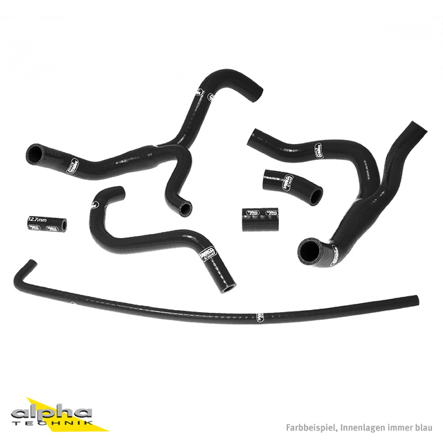 Siliconschlauch Kit schwarz Honda CBR1000RR, 08-11