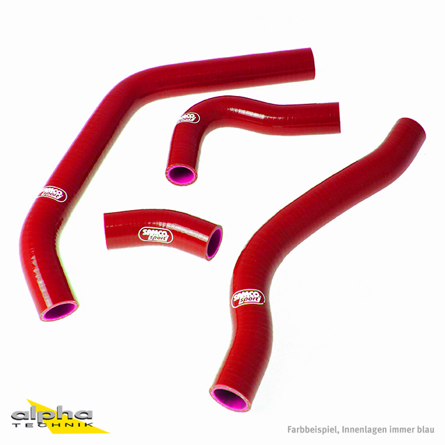 Siliconschlauch Kit rot für Honda CBR600F, 1995-98