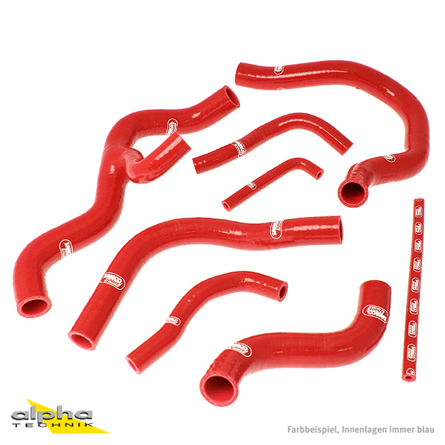 Siliconschlauch Kit rot Honda CB600F Hornet, 07-14