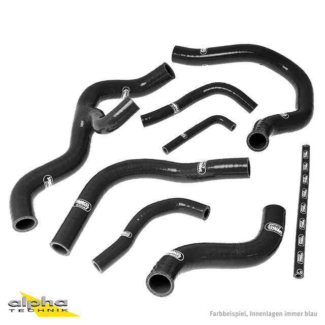 Siliconschlauch Kit schwarz CB600F Hornet, 07-14