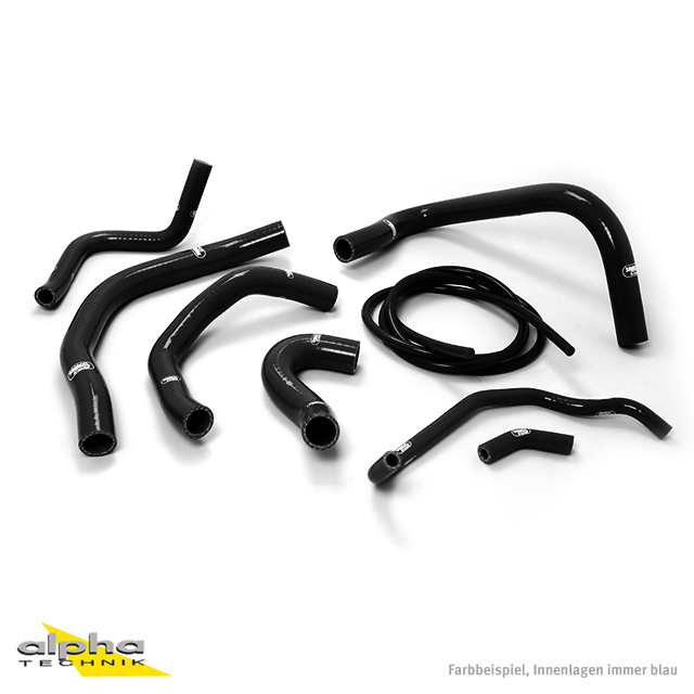 Siliconschlauch Kit schwarz Honda CBR900RR, SC33