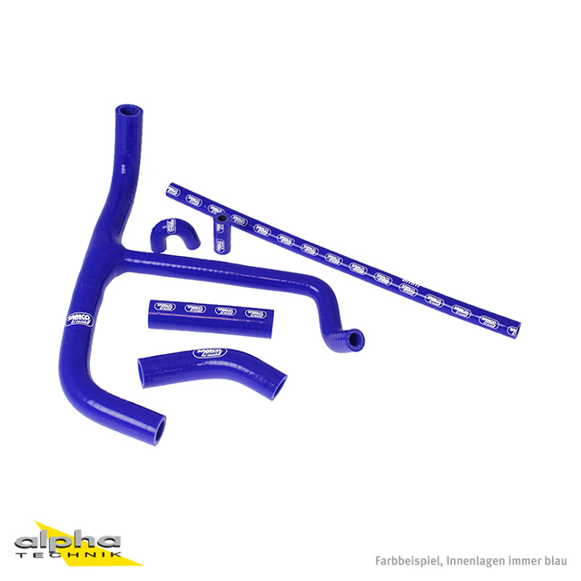 Siliconschlauch Kit blau Husaberg FE/FS450/550/650