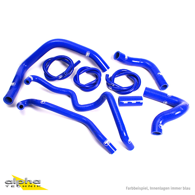 Siliconschlauch Kit blau f. Kawasaki ZX10R, ZXT00C