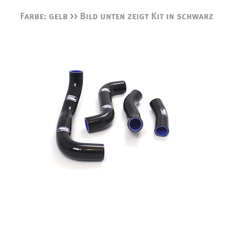 Siliconschlauch Kit gelb für Kawasaki ZRX1100/1200