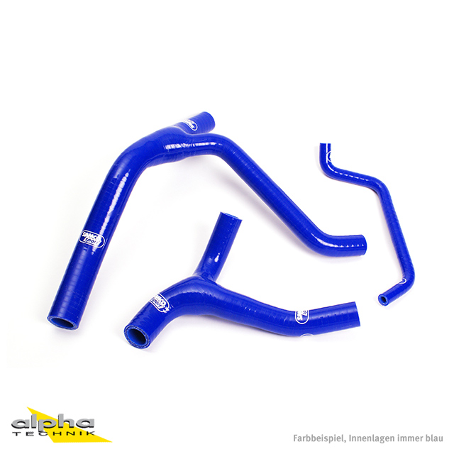 Siliconschlauch Kit blau Kawasaki KX450F, KLX450R