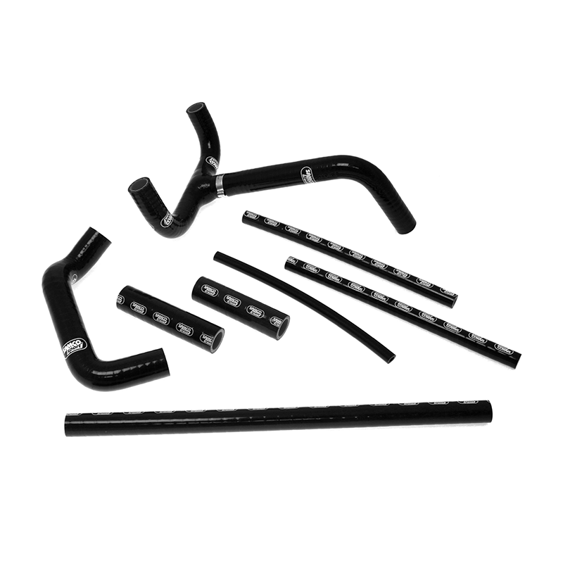 Siliconschlauch Kit schwarz matt KTM 625/ 640/ 660