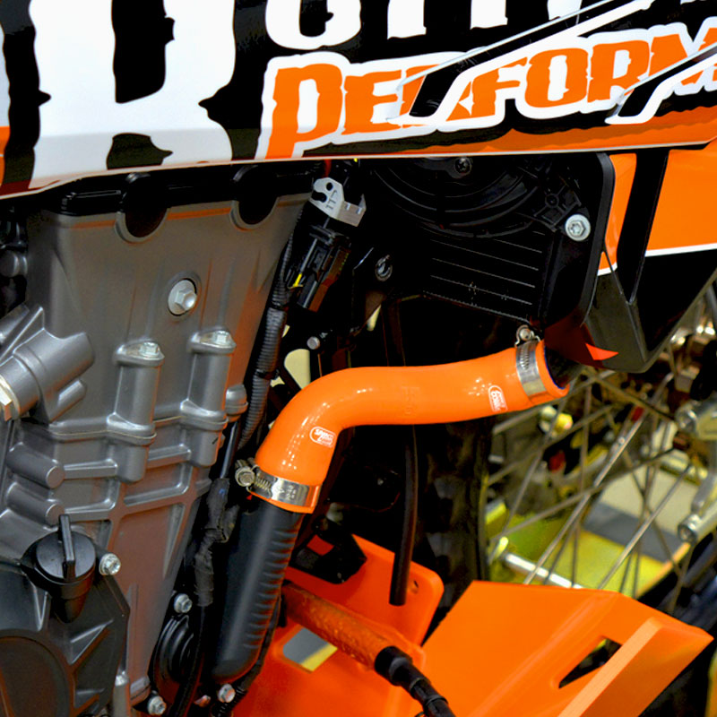 Siliconschlauch Kit orange KTM und Husqvarna