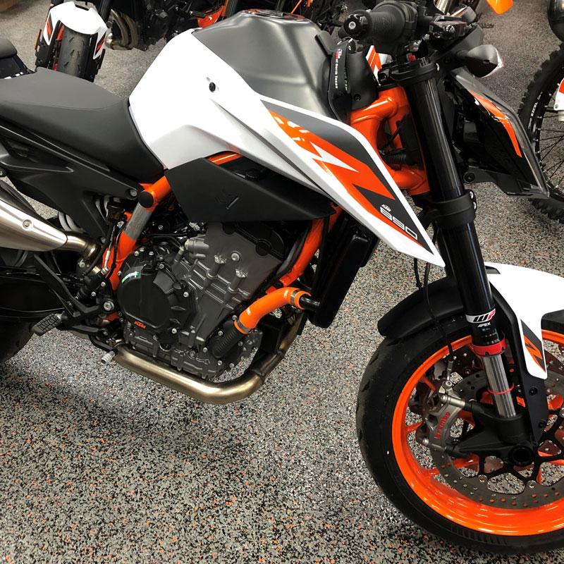Siliconschlauch Kit orange KTM 890 Duke R, 2020-24