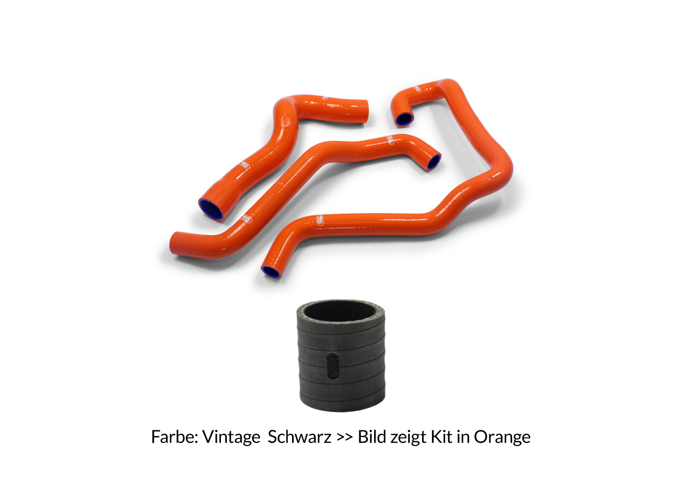 Siliconschlauch Kit vintage schwarz KTM 1290 SD