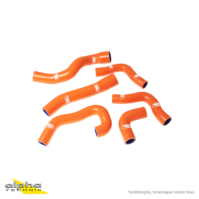 Siliconschlauch Kit orange KTM 1190 RC8 R (Track)