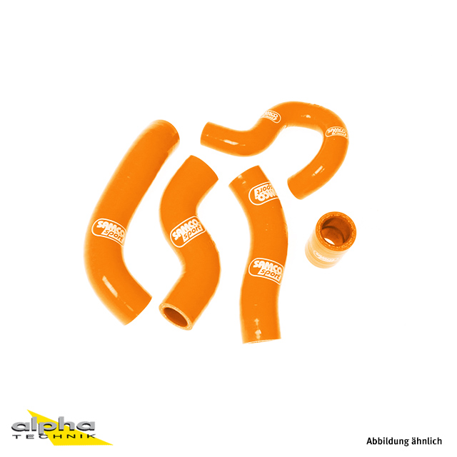 Siliconschlauch Kit orange KTM,Husaberg,Husqvarna