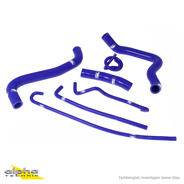 Siliconschlauch Kit blau für Suzuki GSXR1000, WVB6