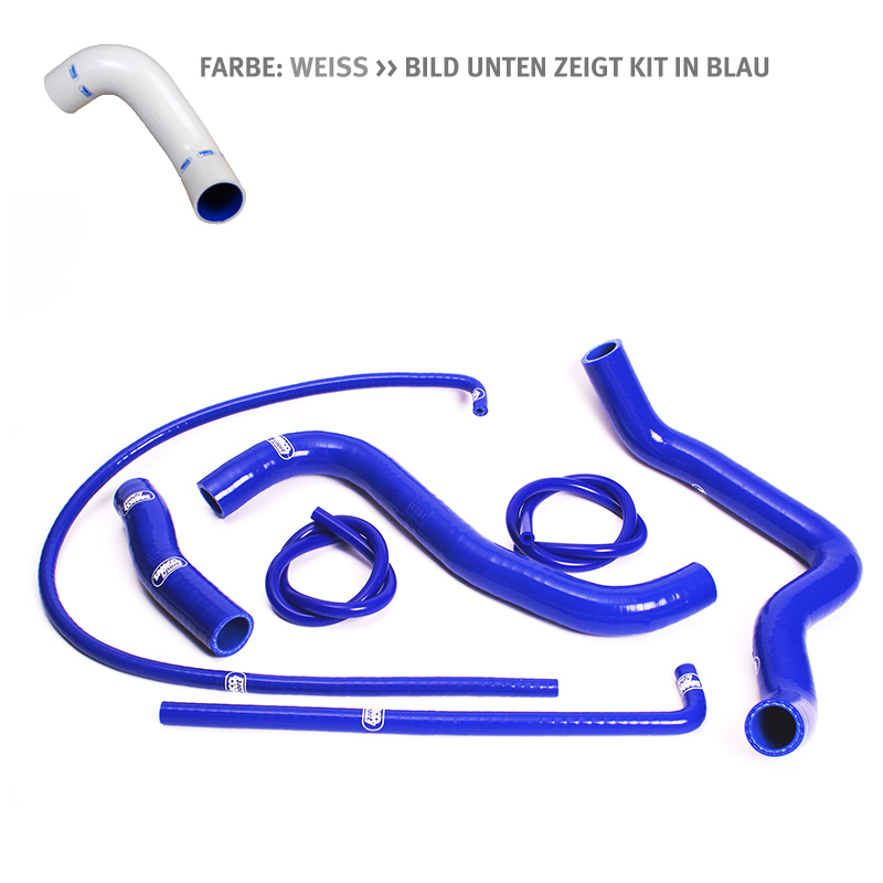 Siliconschlauch Kit weiß Suzuki GSXR1000, WVCL