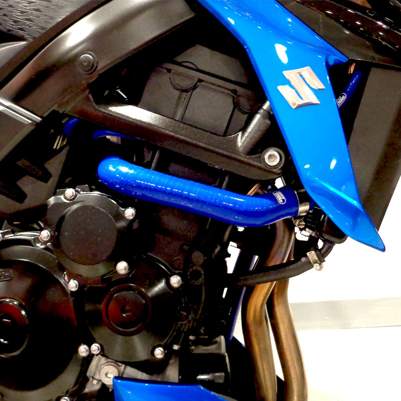 Siliconschlauch Kit blau Suzuki GSX-S 750(Z),17-24