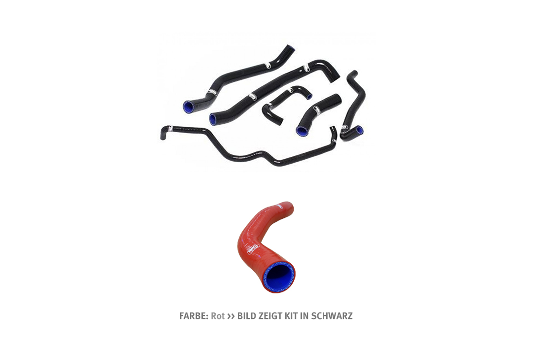 Siliconschlauch Kit rot für Triumph Daytona 675(R)