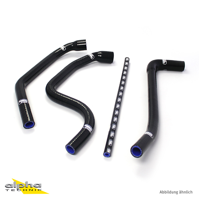 Siliconschlauch Kit schwarz für Triumph Tiger 1050
