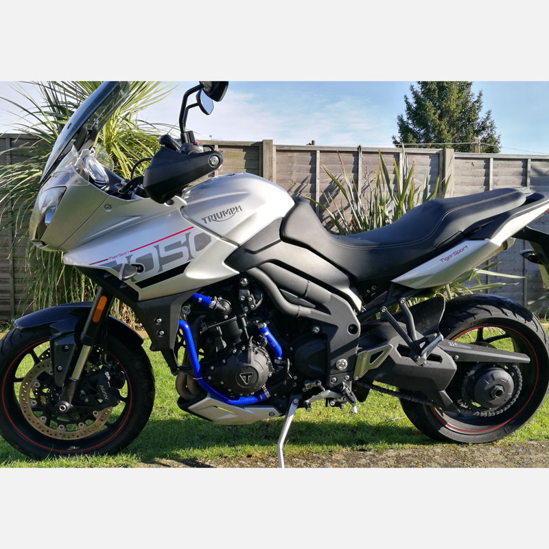 Siliconschlauch Kit blau Triumph Tiger 1050 Sport