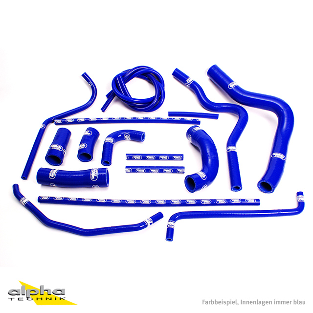 Siliconschlauch Kit blau f. Yamaha YZF1000R1, RN12