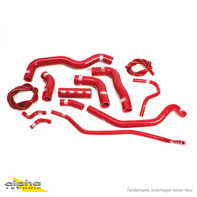 Siliconschlauch Kit rot Yamaha YZF600R6, RJ05/RJ09