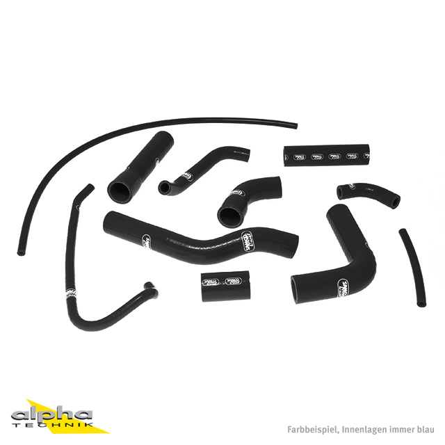Siliconschlauch Kit schwarz Yamaha YZF-R6, 2006-24