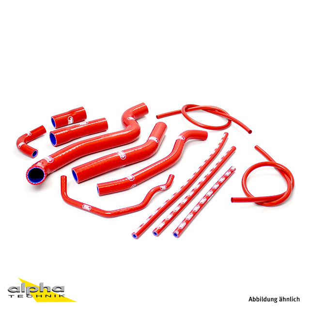 Siliconschlauch Kit rot Yamaha FZ1 (Fazer), RN16