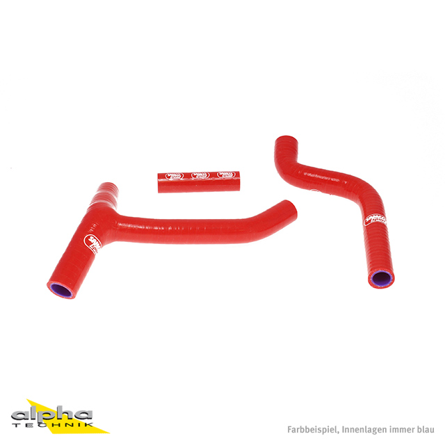 Siliconschlauch Kit rot f. Yamaha YZF250F, 2010-13