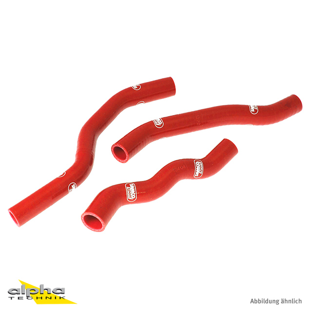 Siliconschlauch Kit rot Yamaha XTZ750 Super Tenere