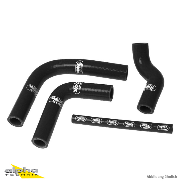 Siliconschlauch Kit schwarz Yamaha TZ250/350,79-80