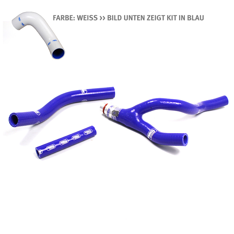 Siliconschlauch Kit weiß Yamaha YZ250F, 2014-18
