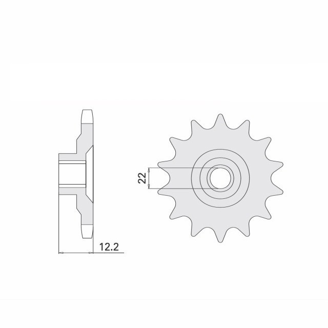 Ritzel, 16 Zähne, Teilung 520