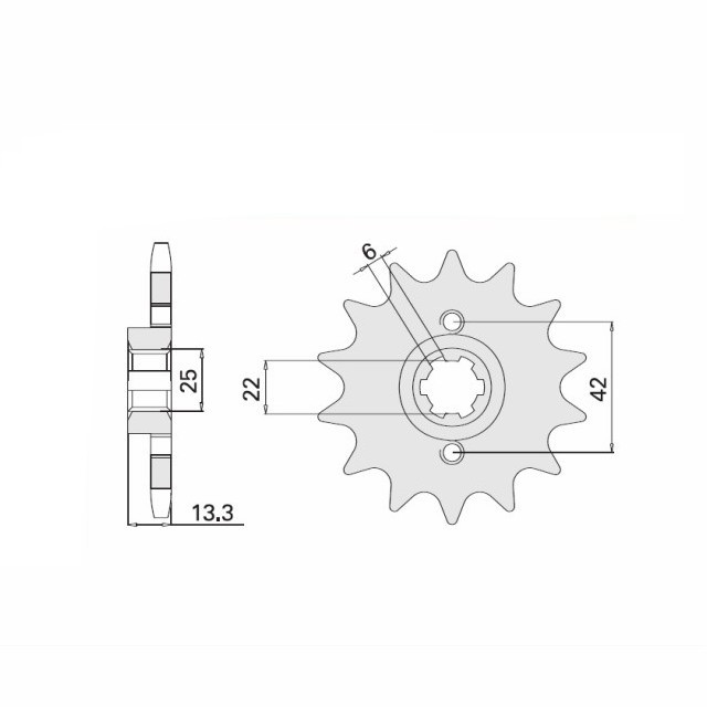 Kettensatz Teilung 525 MVXZ-2, Farbe standard