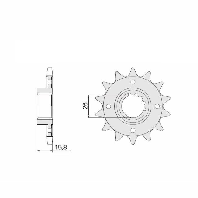 Kettensatz Teilung 525 MVXZ-2, Farbe standard