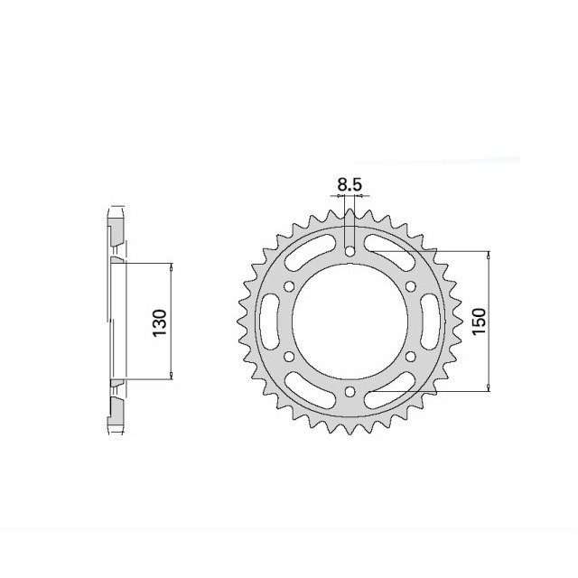 Kettensatz Teilung 428 HO